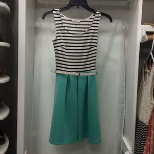 Super cute dress with belted waist